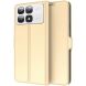 Чехол-книжка Deexe Faro Wallet для Xiaomi 14T - Gold (365701F). Фото 1 из 7