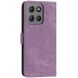 Чехол-книжка Deexe Lines Series для Motorola Moto G15 - Purple (372627V). Фото 5 из 11