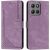 Чехол-книжка Deexe Lines Series для Motorola Moto G15 - Purple: фото 1 из 11