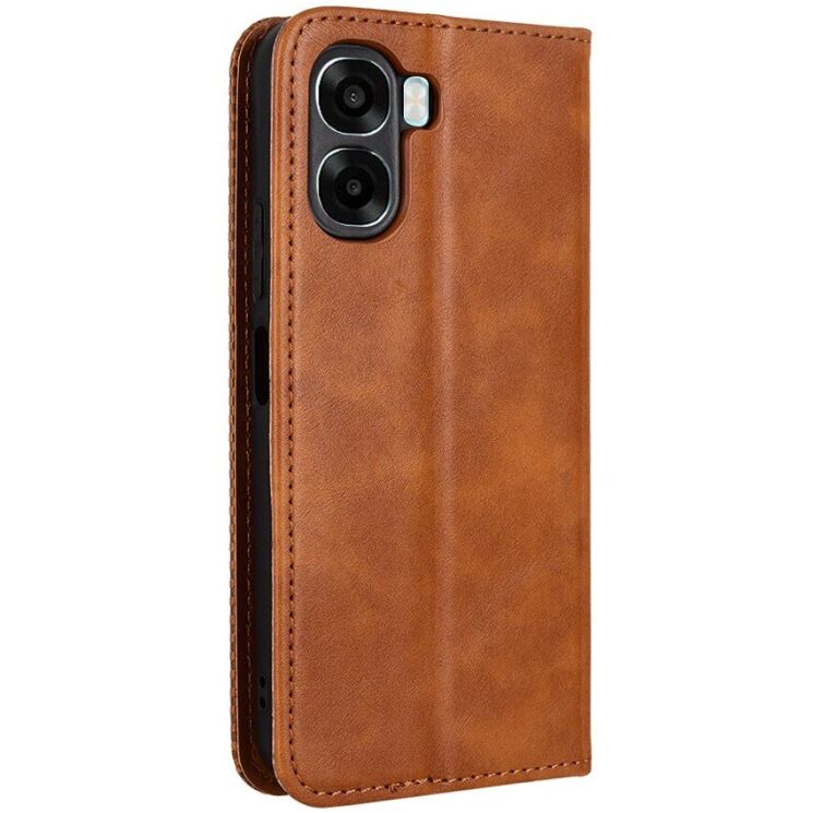 Чохол-книжка Deexe Retro Style для OPPO A6x - Brown: фото 7 з 19