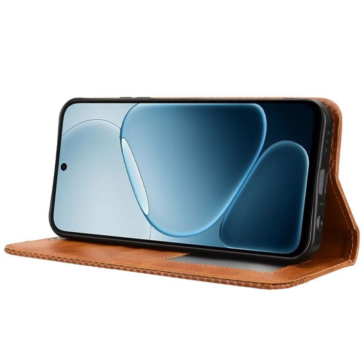 Чохол-книжка Deexe Retro Style для OPPO A6x - Brown: фото 6 з 19