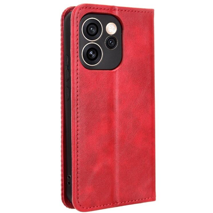 Чохол-книжка Deexe Retro Style для OPPO Reno 15 Pro - Red (405602R) Чохол-книжка Deexe Retro Style для OPPO Reno 15 Pro - Red: фото 8 з 19