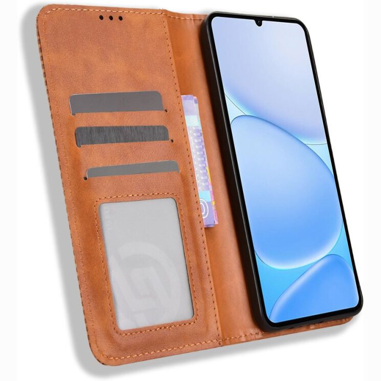 Чохол-книжка Deexe Retro Style для Realme Note 80 - Brown (412401Z) Чохол-книжка Deexe Retro Style для Realme Note 80 - Brown: фото 6 з 20