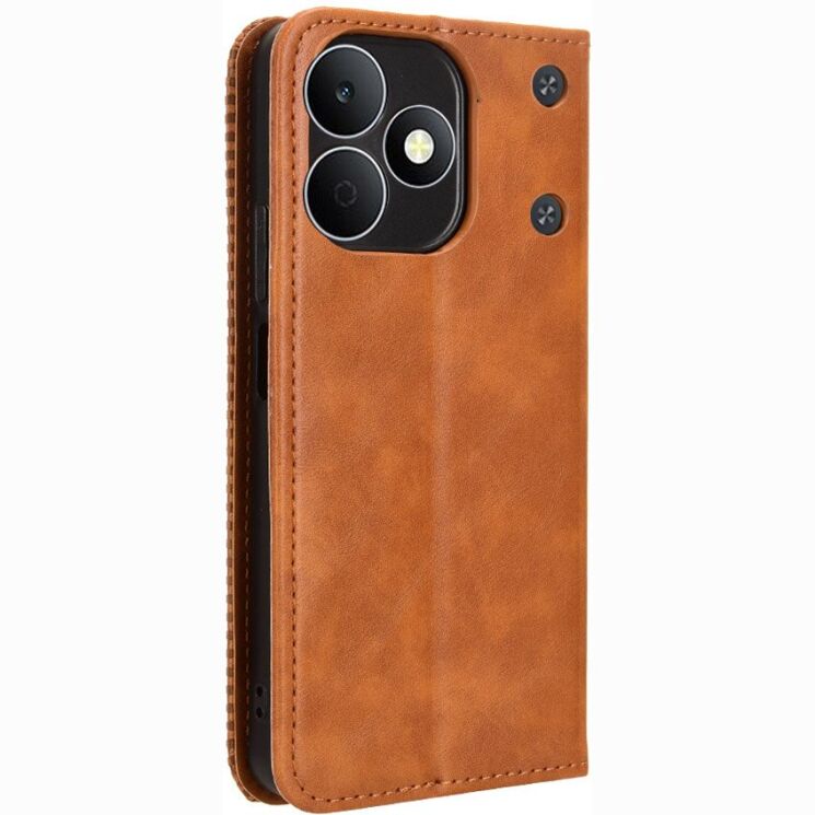 Чохол-книжка Deexe Retro Style для Realme Note 80 - Brown (412401Z) Чохол-книжка Deexe Retro Style для Realme Note 80 - Brown: фото 8 з 20