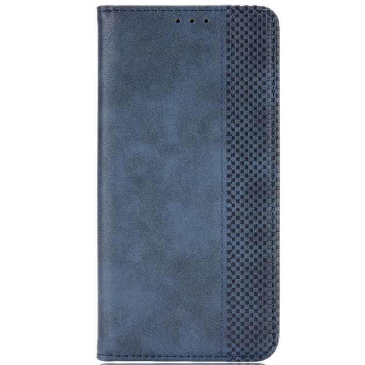 Чехол-книжка Deexe Retro Style для TECNO Spark 50 - Blue: фото 4 из 19