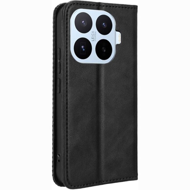 Чохол-книжка Deexe Retro Style для Xiaomi 17T Pro - Black: фото 8 з 18