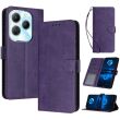 Чехол-книжка Deexe Stage Case для Infinix Hot 40 / 40 Pro / Tecno Spark 20 Pro - Purple (344729V)