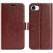 Чехол-книжка Deexe Wallet Style для Apple iPhone 16e - Brown (376405Z). Фото 1 из 6