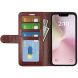 Чехол-книжка Deexe Wallet Style для Apple iPhone 16e - Brown (376405Z). Фото 5 из 6