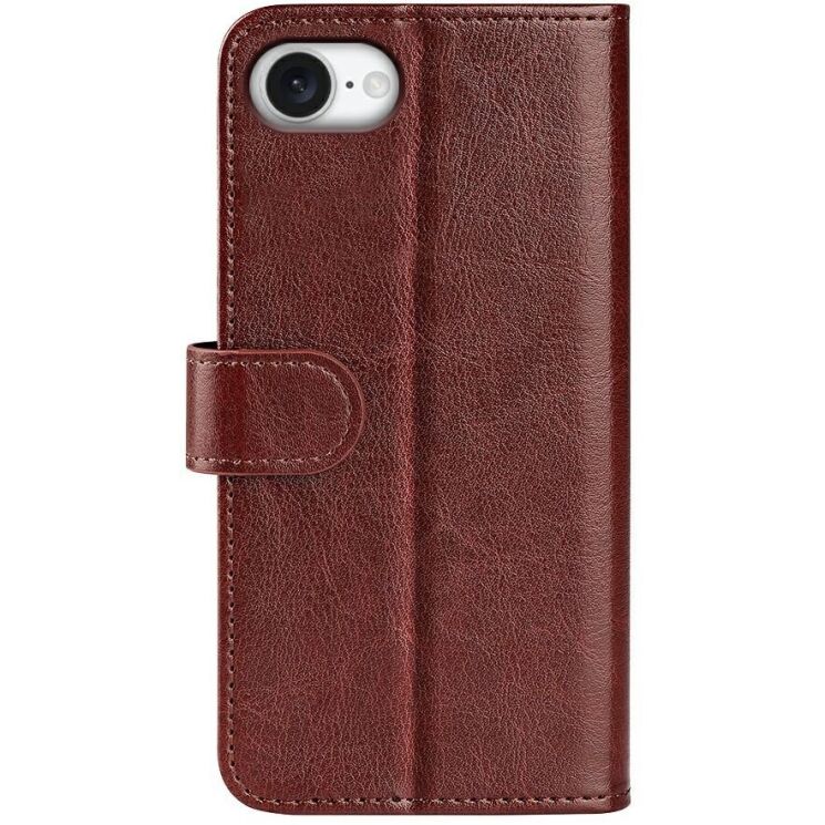 Чехол-книжка Deexe Wallet Style для Apple iPhone 16e - Brown: фото 3 из 6