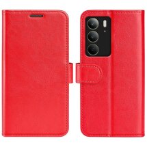 Чехол-книжка Deexe Wallet Style для Realme C75 - Red: фото 1 из 6