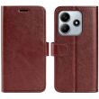 Чехол-книжка Deexe Wallet Style для Xiaomi Redmi Note 14 5G - Brown (373339Z)