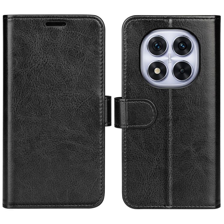 Чехол-книжка Deexe Wallet Style для Xiaomi Redmi Note 14 Pro 5G / Poco X7 - Black: фото 1 из 9