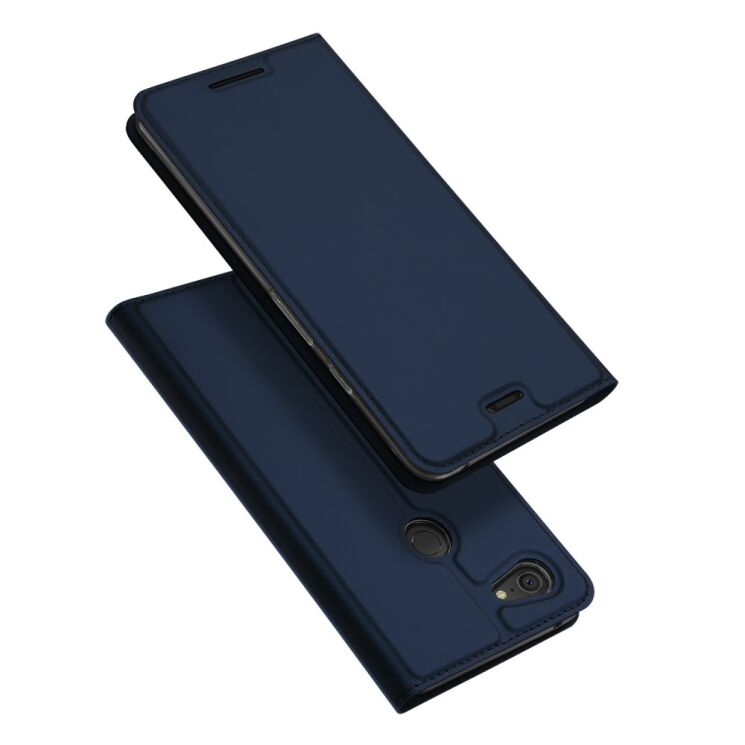 Чехол-книжка DUX DUCIS Skin Pro для Google Pixel 3 XL - Dark Blue: фото 1 из 9