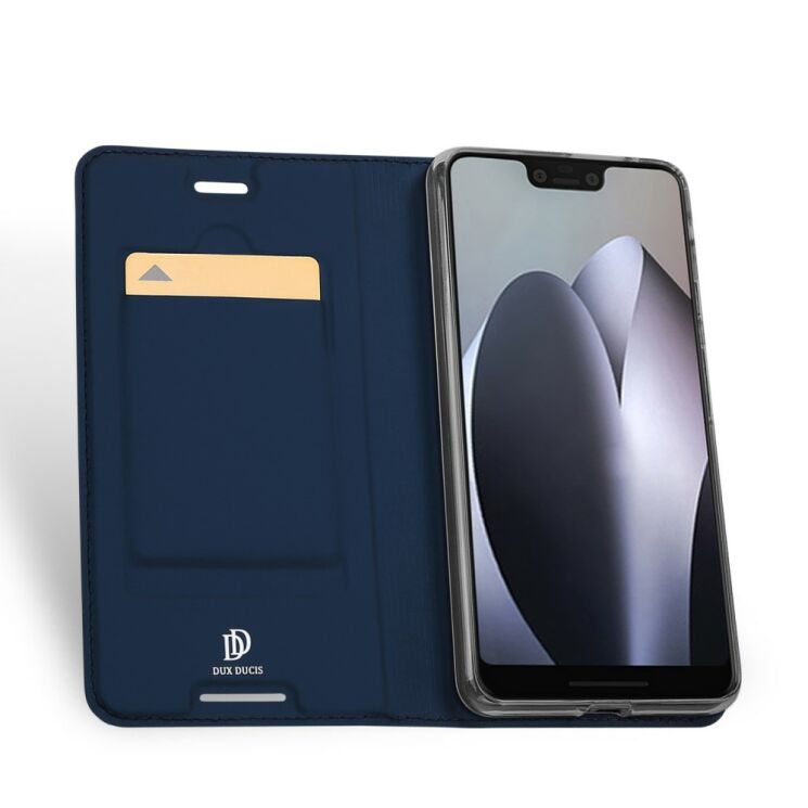 Чехол-книжка DUX DUCIS Skin Pro для Google Pixel 3 XL - Dark Blue: фото 3 из 9