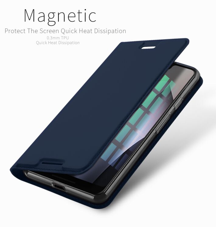 Чехол-книжка DUX DUCIS Skin Pro для Google Pixel 3 XL - Grey: фото 8 из 9