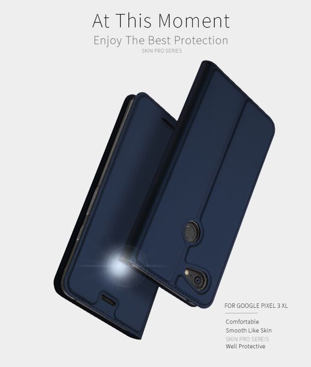 Чехол-книжка DUX DUCIS Skin Pro для Google Pixel 3 XL - Grey: фото 7 из 9