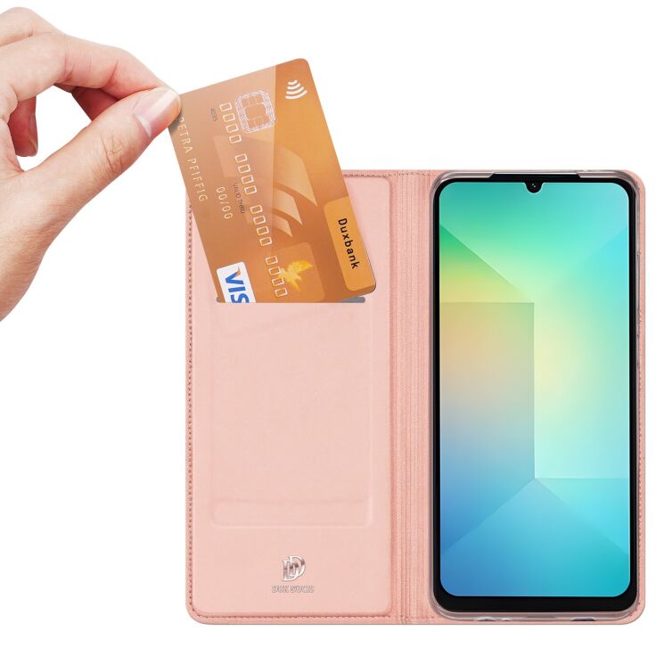 Чехол-книжка DUX DUCIS Skin Pro для Samsung Galaxy A07 (A075) - Pink: фото 2 из 12