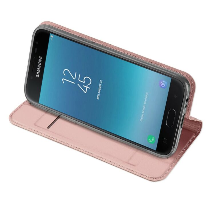 Чехол-книжка DUX DUCIS Skin Pro для Samsung Galaxy J4 2018 (J400) - Rose Gold: фото 5 из 17