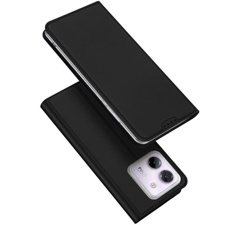 Чехол-книжка DUX DUCIS Skin Pro для Xiaomi Poco M7 Pro - Black: фото 1 из 10