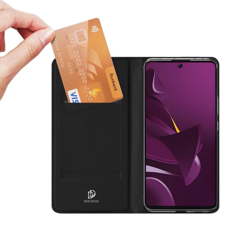 Чохол-книжка DUX DUCIS Skin Pro для Xiaomi Poco M7 Pro - Blue: фото 5 з 10