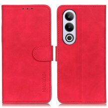 Чехол-книжка KHAZNEH Retro Wallet для OnePlus Ace 3V - Red: фото 1 из 8