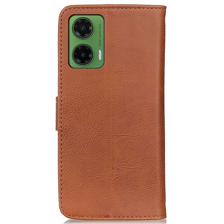 Чохол-книжка KHAZNEH Wallet Cover для Motorola Moto G35 - Brown: фото 6 з 8