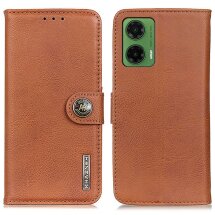 Чехол-книжка KHAZNEH Wallet Cover для Motorola Moto G35 - Brown: фото 1 из 8