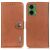 Чохол-книжка KHAZNEH Wallet Cover для Motorola Moto G35 - Brown: фото 1 з 8