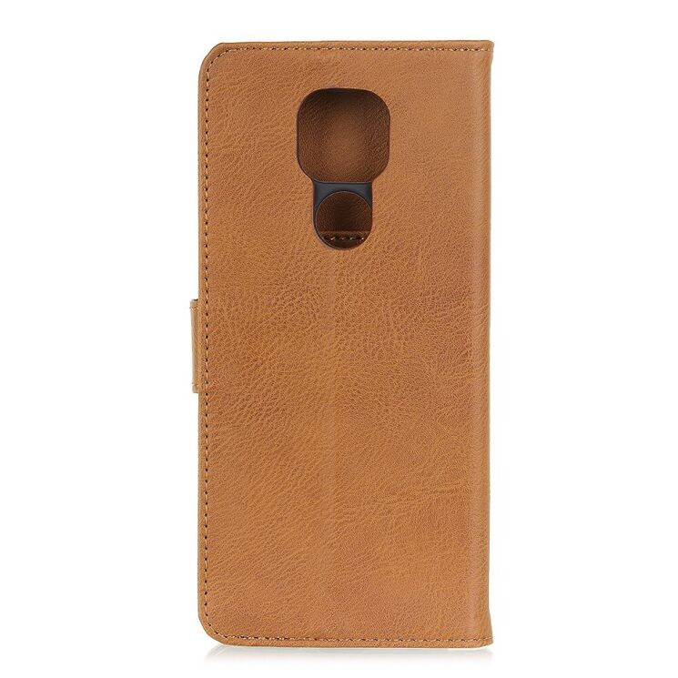 Чехол-книжка KHAZNEH Wallet Cover для Motorola Moto G9 Play / Moto E7 Plus - Brown: фото 2 из 11