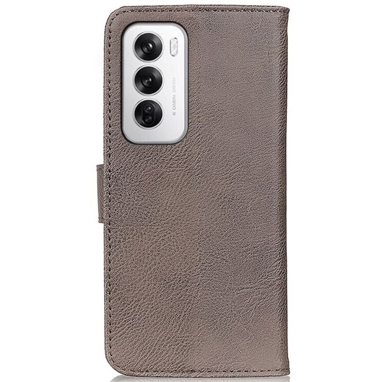 Чохол-книжка KHAZNEH Wallet Cover для OPPO Reno 12 - Khaki: фото 6 з 8