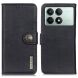 Чехол-книжка KHAZNEH Wallet Cover для Xiaomi Poco X6 Pro - Black (345832B). Фото 1 из 9