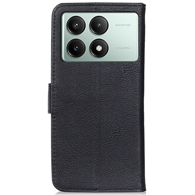 Чехол-книжка KHAZNEH Wallet Cover для Xiaomi Poco X6 Pro - Black: фото 6 из 9