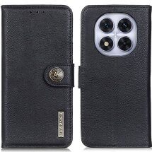 Чехол-книжка KHAZNEH Wallet Cover для Xiaomi Redmi Note 14 Pro 5G / Note 14 Pro Plus / Poco X7 - Black: фото 1 из 8