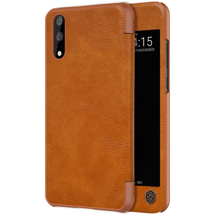 Чехол-книжка NILLKIN Qin Series для Huawei P20 Pro - Brown: фото 1 из 14