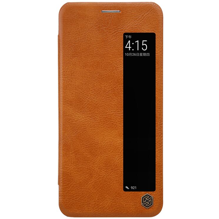 Чехол-книжка NILLKIN Qin Series для Huawei P20 Pro - Brown: фото 2 из 14