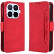 Чехол-книжка с карманами Deexe Wallet Stand для Xiaomi 17T - Red (408808R)