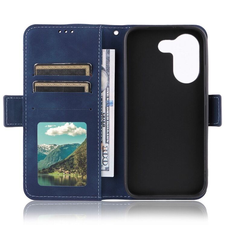 Чохол-книжка з кишеньками Deexe Wallet Stand для Xiaomi Poco X8 Pro - Blue (409001L) Чохол-книжка з кишеньками Deexe Wallet Stand для Xiaomi Poco X8 Pro - Blue: фото 4 з 17