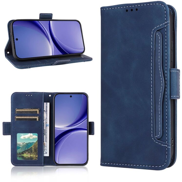 Чохол-книжка з кишеньками Deexe Wallet Stand для Xiaomi Poco X8 Pro - Blue (409001L) Чохол-книжка з кишеньками Deexe Wallet Stand для Xiaomi Poco X8 Pro - Blue: фото 8 з 17