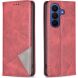 Чохол-книжка з кишеньками UniCase Geometric Pattern для Samsung Galaxy A18 / A17 (A175) / A26 (A266) - Red (385064R). Фото 1 з 10