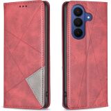 Чохол-книжка з кишеньками UniCase Geometric Pattern для Samsung Galaxy A18 / A17 (A175) / A26 (A266) - Red: фото 1 з 10