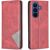 Чохол-книжка з кишеньками UniCase Geometric Pattern для Samsung Galaxy A18 / A17 (A175) / A26 (A266) - Red: фото 1 з 10