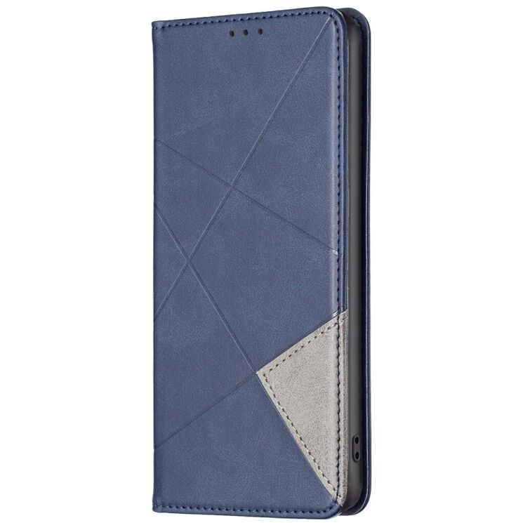 Чохол-книжка з кишеньками UniCase Geometric Pattern для Samsung Galaxy A57 (A576) - Blue: фото 2 з 10