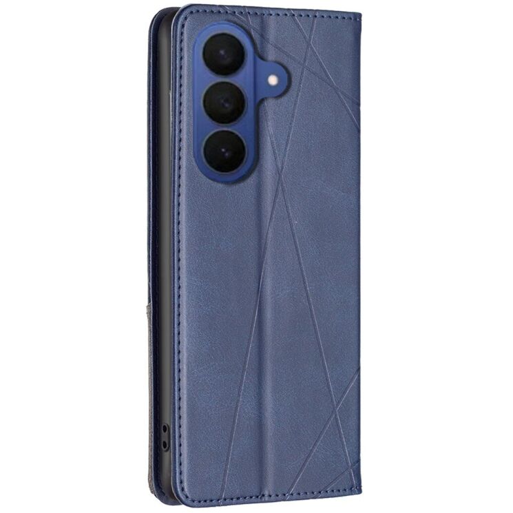 Чохол-книжка з кишеньками UniCase Geometric Pattern для Samsung Galaxy A57 (A576) - Blue: фото 3 з 10