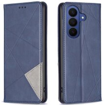 Чехол-книжка с карманами UniCase Geometric Pattern для Samsung Galaxy A57 (A576) - Blue: фото 1 из 10