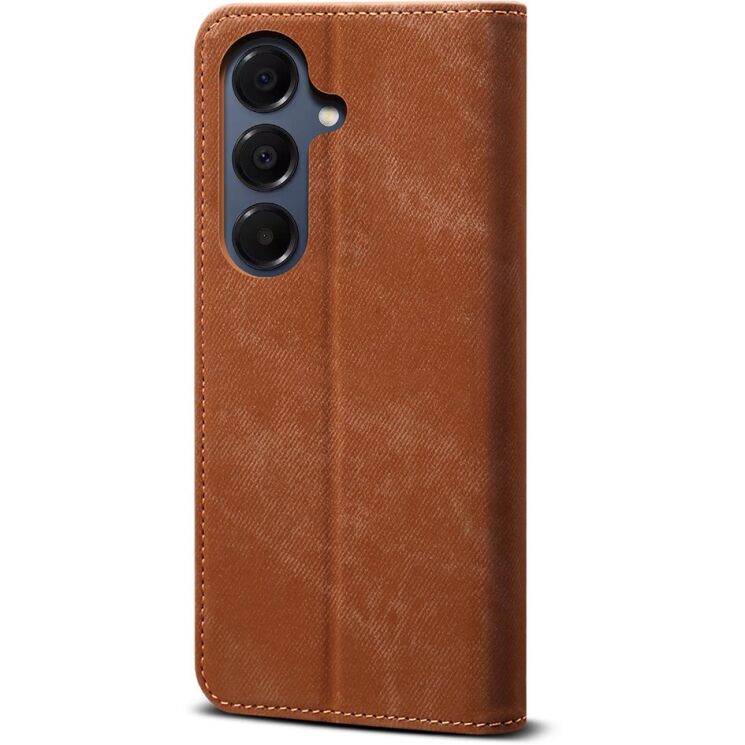 Чехол-книжка с карманами UniCase Jeans Wallet для Samsung Galaxy A37 (A376) - Coffee: фото 6 из 7