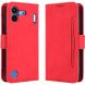 Чехол-книжка с кармашками Deexe Wallet Stand для Nothing Phone (4b) - Red (218406R). Фото 1 из 15