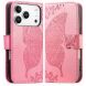 Чохол-книжка з малюнком UniCase Butterfly Pattern для iPhone 18 Pro Max / 17 Pro Max - Pink (423827P). Фото 1 з 9