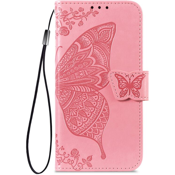 Чохол-книжка з малюнком UniCase Butterfly Pattern для iPhone 18 Pro Max / 17 Pro Max - Pink: фото 5 з 9