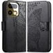 Чехол-книжка с рисунком UniCase Butterfly Pattern для Realme 16 Pro Plus - Black (428527B). Фото 1 из 9